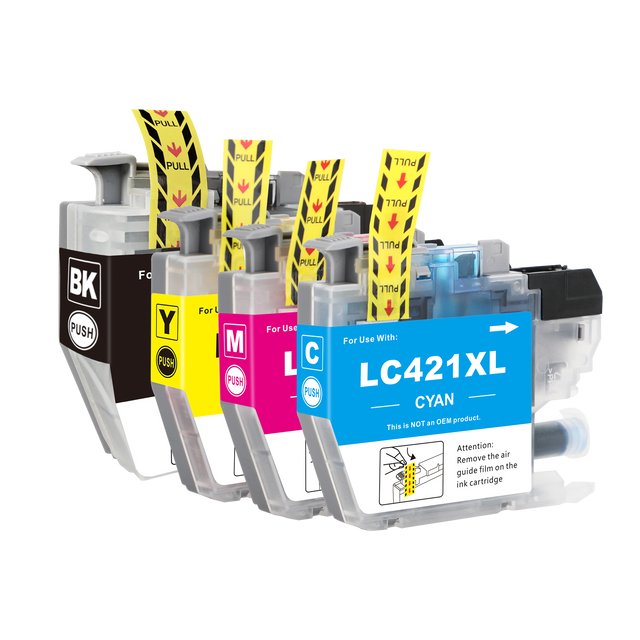 Premium Kompatibel Brother LC421XL Bläckpatroner Multipack