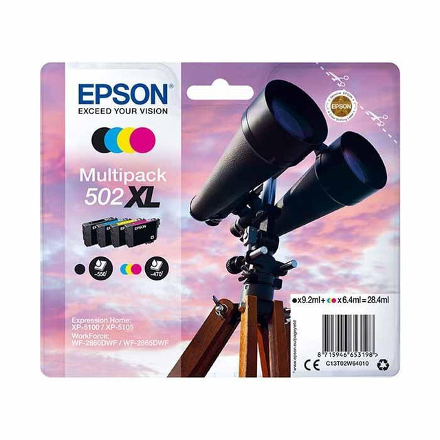 Orginal Epson T502XL (T02W) Bläckpatroner Multipack
