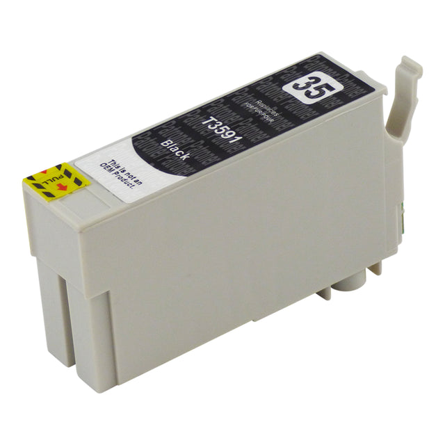 Premium Kompatibel Epson 35XL (T3591) Svart Bläckpatron (T35XL)
