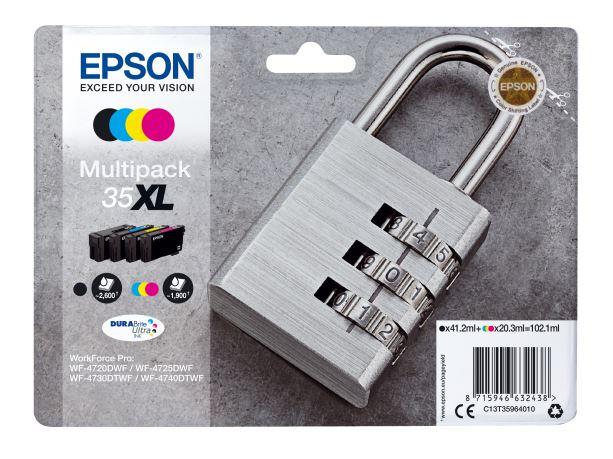 Original Kompitabel T3596 Svart Bläckpatroner Multipack