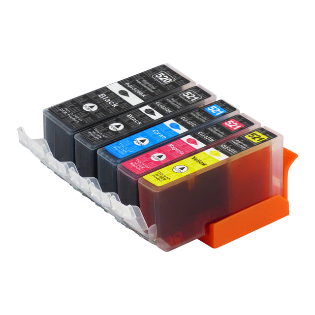 Premium Kompatibel Canon PGI-520/CLI-521XL Bläckpatroner Multipack