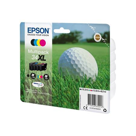 Original Epson T34XL (T3476) Bläckpatroner Multipack