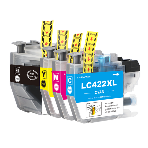 Premium Kompatibel Brother LC422XL Bläckpatroner Multipack