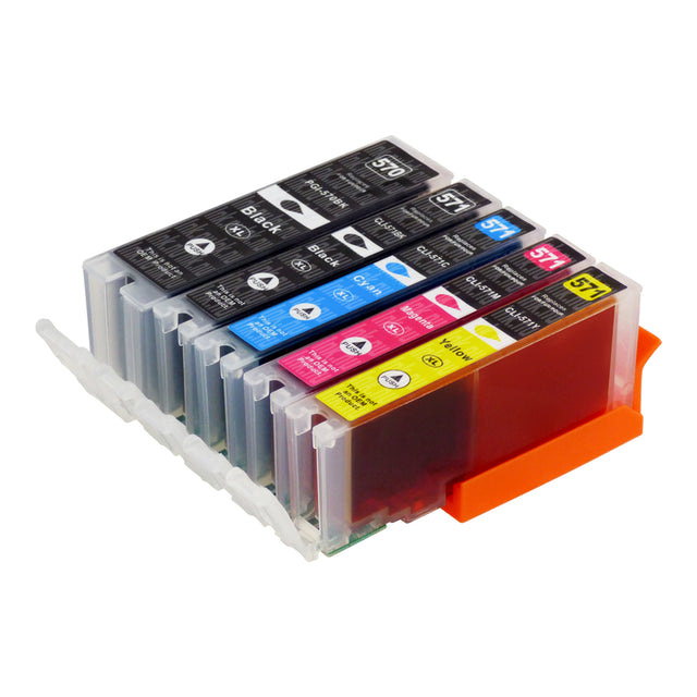 Premium Kompatibel Canon PGI-570XL/CLI-571XL (0372C004) Bläckpatroner Multipack