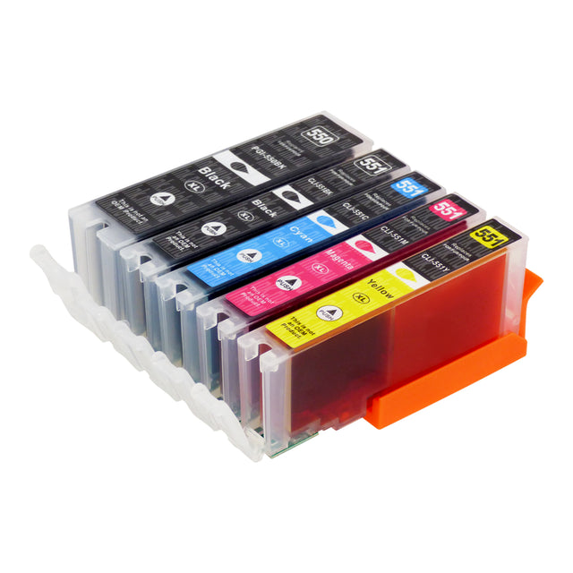 Premium Kompatibel Canon PGI-550XL/CLI-551XL Bläckpatroner Multipack