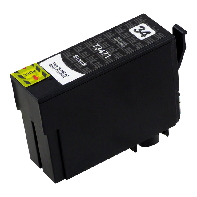 Premium Kompatibel Epson 34XL (T3471) Svart Bläckpatron (T34XL)